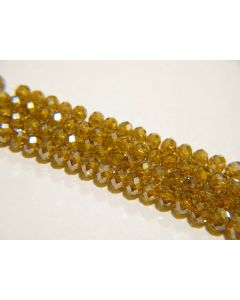 Brušeno staklo Rondele 8x6 mm ST095