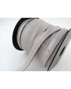 Imitacija antilop kože 10mm- Gliter Silver