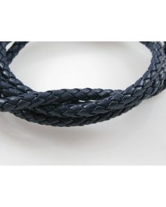 Upletena eko koža 5mm- boja teget