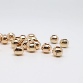 Metalne perle/razdelnici 4 mm. Pakovanje sadrži 200 komada - boja zlata .(100422)