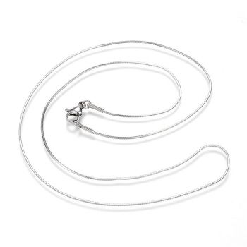 304 Stainless steel lanac/ ogrlica  oko 50 cm dužine x 0,9 mm  ( 261013 )