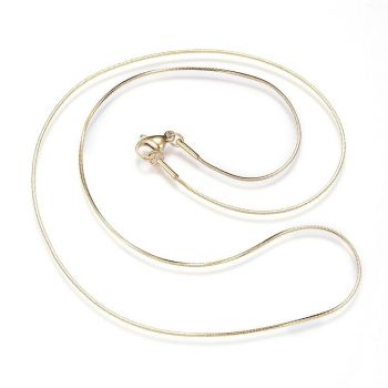 304 Stainless steel lanac/ ogrlica boja zlata  oko 45 cm dužine x 1 mm  ( 261015 )