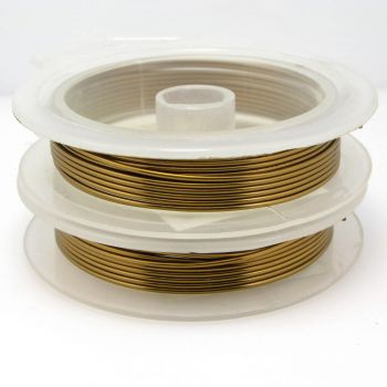 Bižuterijska žica u boji- ANTIQUE BRONZE Non Tarnish  0,8 mm. BZANB08