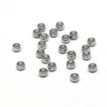 304 Stainless Steel perle 3.5x2mm, otvor 2mm (celik raz5)