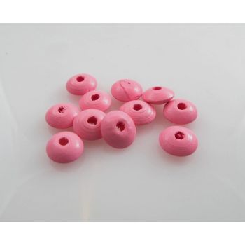 Drvene perle okrugle, Abacus. Dimenzije 12x5mm, rupa 3 mm. Idealne za dečiji nakit.  (DPAB12x5MM-R)