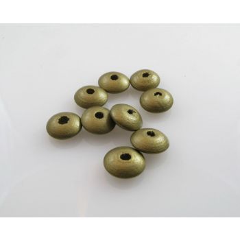 Drvene perle okrugle, Abacus. Dimenzije 12x5mm, rupa 3 mm. Idealne za dečiji nakit.  (DPAB12x5MM-Z)