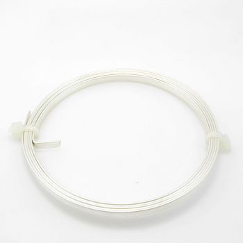 Pljosnata ( Flat) Posrebrena žica- Non Tarnish, Dimenzije: 3 x 0,75 mm. FLATPOS03