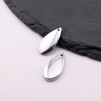 Hematit privezak suza 25x13 mm, rupa 1 mm  ( 23HEM47DS )