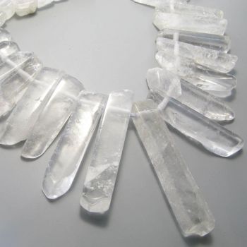 Prirodni poludragi kamen Gorski kristal  pločice od 25-50 x 10 x 6 mm ( KPGKPLOC )