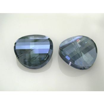Staklena brušena perla 28x10mm KR2-3
