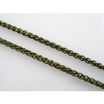 Upleteni metalni lanac- prečnik 4 mm (L110AM)