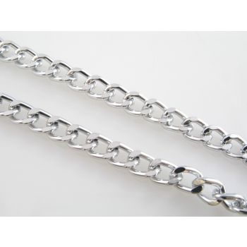 Aluminijumski lanac 8x6mm- boja srebra