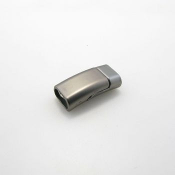 Magnetna kopča  27x12x7 mm, rupa 10x4 mm, boja mat Hematit crna    ( MAGKOP117HC )
