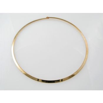 Metalna osnova za ogrlice 13,5 cm x 4mm boja zlata (METOGR01ZL)