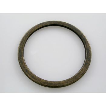 Ukrasna zatvorena alka 65x3mm, otvor 55 mm, boja antik bronza   ( MKOK-A102AM )