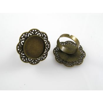 Osnova za prsten - antik bronza 30 mm (MKOK-PRSTEN101AM)