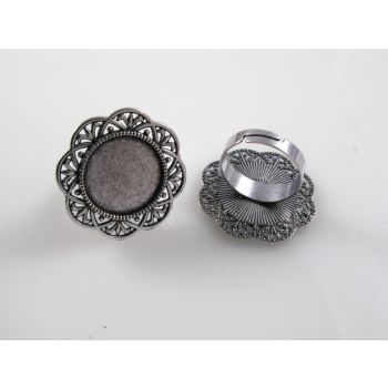 Osnova za prsten - antik srebro 30 mm (MKOK-PRSTEN101AS)