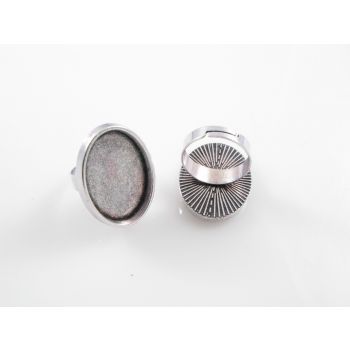 Osnova za prsten - antik srebro 27x20 mm (MKOK-PRSTEN102AS)