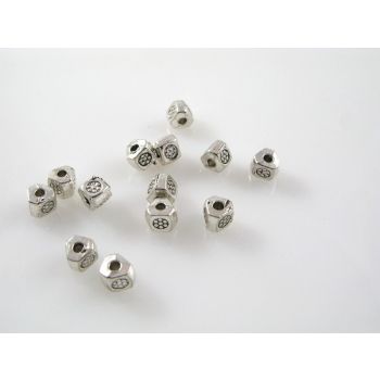 Metalna perla u boji anrtik srebra  ( MKOK-R108AS ) 