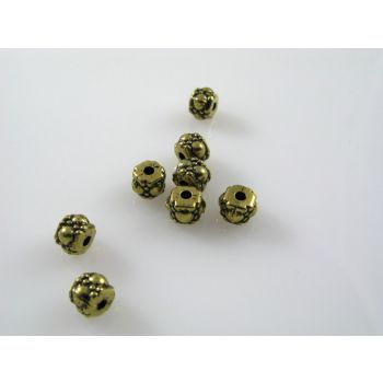 Metalna perla u boji anrtik bronze  ( MKOK-R114AM ) 
