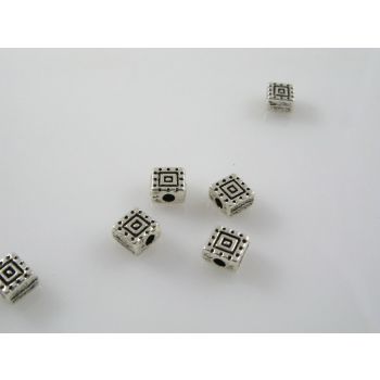 Metalna perla u boji anrtik srebra  ( MKOK-R115AS ) 