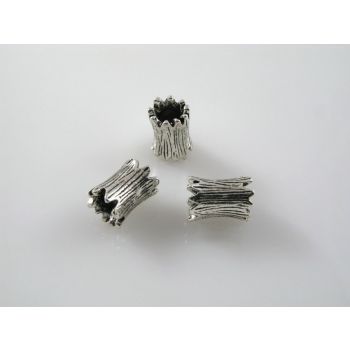 Metalna perla u boji anrtik srebra  ( MKOK-R123AS ) 