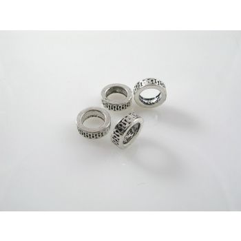 Metalna perla u boji anrtik srebra  ( MKOK-R131AS ) 