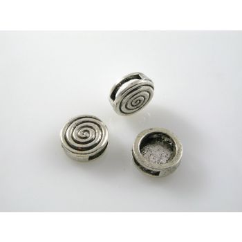 Metalna perla u boji anrtik srebra  ( MKOK-R133AS ) 