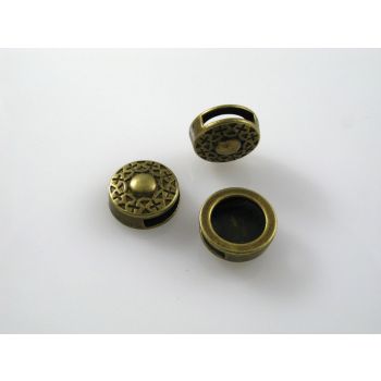 Metalna perla u boji anrtik bronze  ( MKOK-R134AM ) 