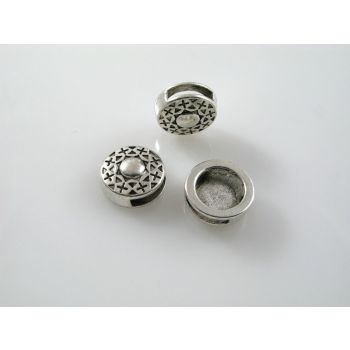 Metalna perla u boji anrtik srebra  ( MKOK-R134AS ) 