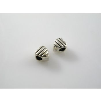 Metalna perla u boji anrtik srebra  ( MKOK-R135AS ) 