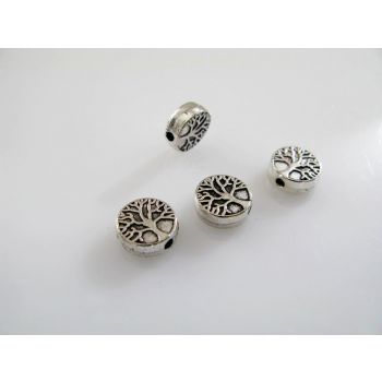 Metalna perla u boji anrtik srebra  ( MKOK-R140AS ) 