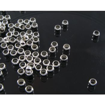 Mesing stoperi za nakit veličine 2.5 mm. Boja srebra (MKOK-STOP-2.5mmSR)