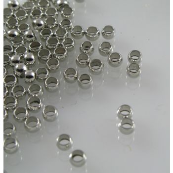 Mesing stoperi za nakit veličine 3 mm. Boja inoxa.(MKOK-STOP-3mmNIK)