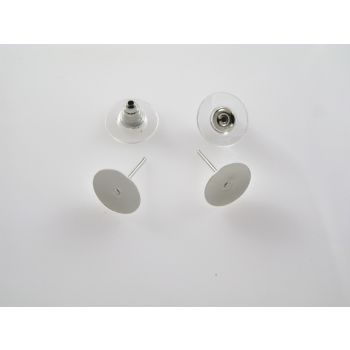 Igle za Minđuše sa osnovom za lepljenje 10mm (MKOK-UD08-10NIK)