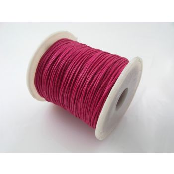 Pamučni voskirani kanap 1mm- boja pink (PAM-VK-K11)