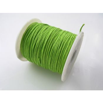 Pamučni voskirani kanap 1mm- boja zelena (PAM-VK-K17)