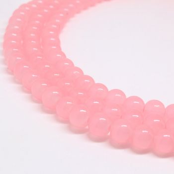 Bojene staklene perle  6 mm, rupa oko 1mm. Niz sadrži oko 135 perli. (  SP-PP192 )