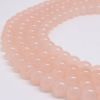 Bojene staklene perle  6 mm, rupa oko 1mm. Niz sadrži oko 135 perli. (  SP-PP194 )