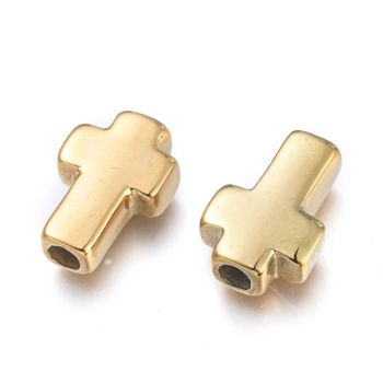 304 Stainless Steel Razdelnik Krst 15x10 mm Gold/1kom...M274-075G