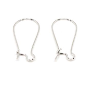 Italijanska udica za  Minđuše 25x12 mm - boja inoxa (  10010317 )
