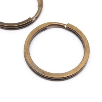 Dupla alka za priveske za kljuÄeve  30x3 mm- boja antik bronza   ( 10015007 )
