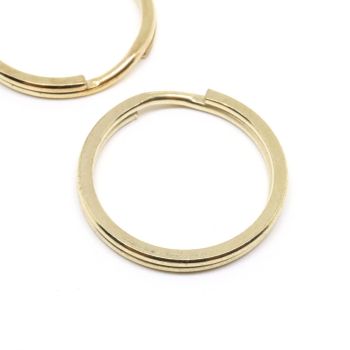 Dupla alka za priveske za kljuÄeve  30x3 mm- boja zlata   ( 10015008 )