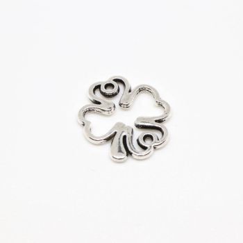 Konektor  13 x 12 mm, alke oko 1 mm- boja antik srebro  ( 10055 )
