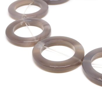 Pirordni Ahat perle alke 35-43 x 5mm-otvor oko 25mm. Cena je data za niz od oko 10 perli ( 1103013 )