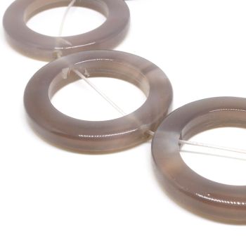 Pirordni Ahat perle alke 35-43 x 5mm-otvor oko 25mm. Cena je data 1 perlu. ( 1103014 )
