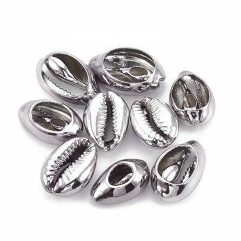 Perla  od školjke oko 17-22x12-14 mm electroplate boja (  130007 )