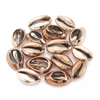 Perla  od školjke oko 17-22x12-14 mm electroplate boja (  130008 )
