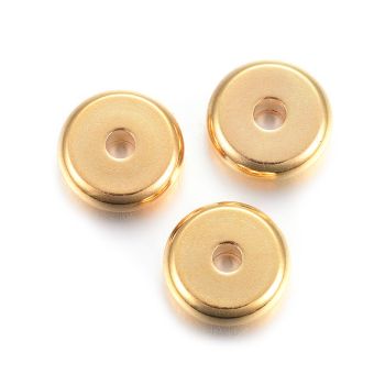 304 Stainless Steel Razdelnik 8x2.5 mm Gold/10 kom...F191-13G-D