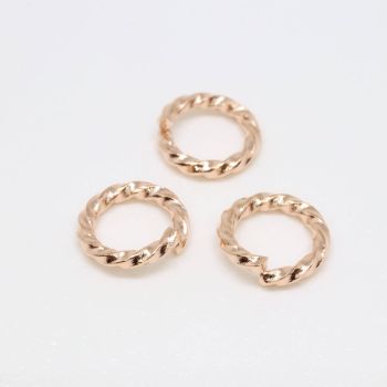 304 Stainless Steel Alke 1 x 6 mm- boja Rose Gold ( 201119 )